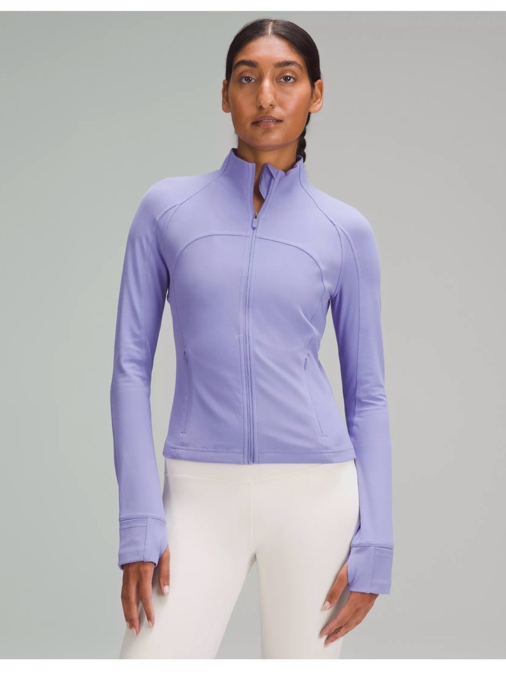 NWT lululemon Nulu Cropped Define Jacket lavender sz 4